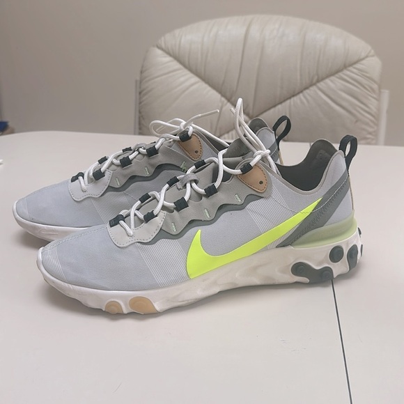 🔥 NIKE React Element 55 Spruce Volt mens SIZE 11 - Picture 11 of 16